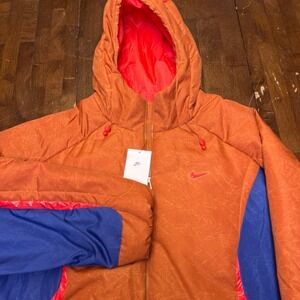 Nike Project Frog Insulated Puffer Repellent Jacket Orange Large HJ6934 246 $250